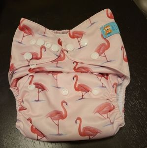 Lot of 11 Alva Baby Pocket Cloth Diapers with Inserts
